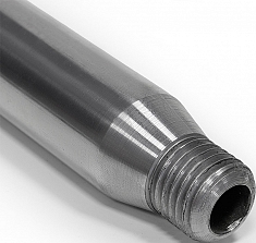 Наружная резьба стального удлинителя для алмазной коронки Diamaster Steel М22, 300 мм Наружная резьба стального удлинителя для алмазной коронки Diamaster Steel М22, 300 мм