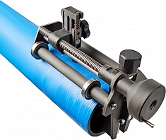 Применение устройства для снятия оксидного слоя пэ труб Gas Fusion УСО-400 Применение устройства для снятия оксидного слоя пэ труб Gas Fusion УСО-400